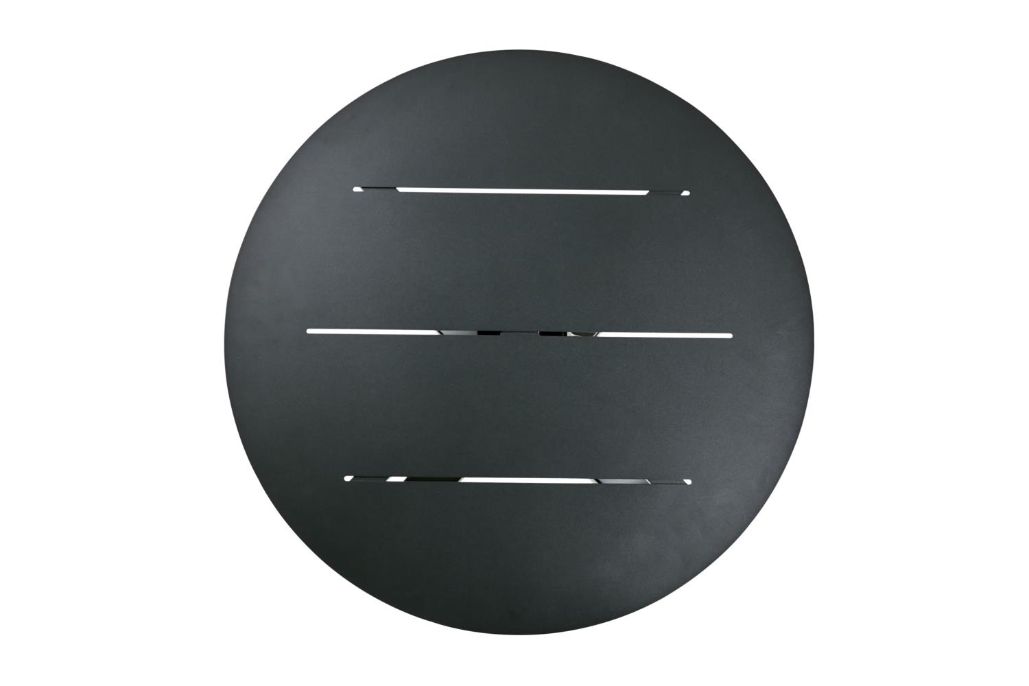 Brafab Tischplatte Avila Ø70cm Aluminium schwarz