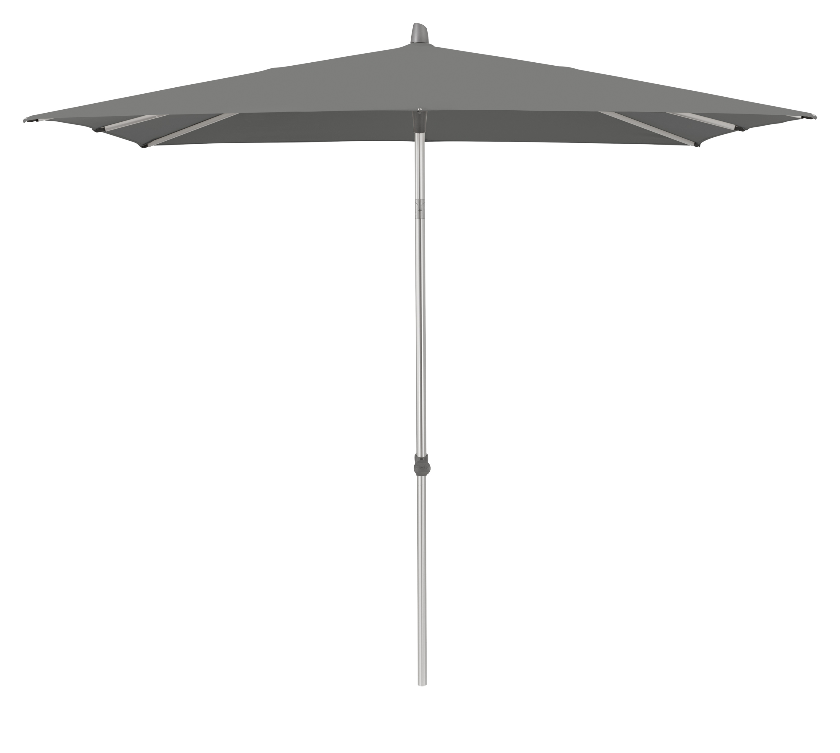 Glatz ALU-SMART Sonnenschirm 250 x 200 Klasse 2 stone grey
