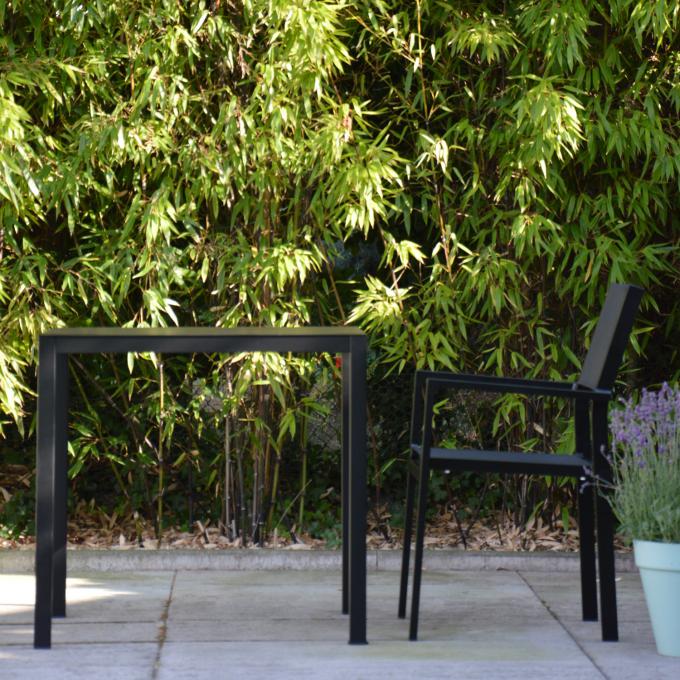 Jan Kurtz nova Tisch 80 x 80 schwarz