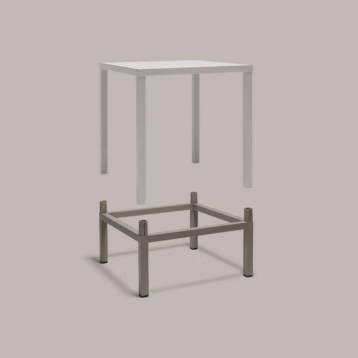 Nardi Tisch Kit Cube 140x80 Tischerhöhung anthrazit