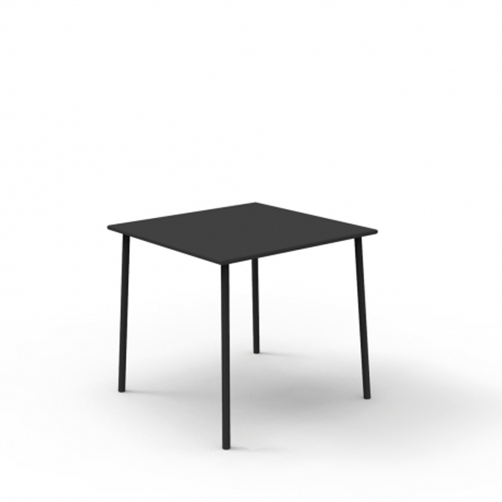 Tisch Curvy 80 x 80 cm Graphit