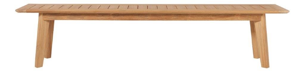 Traditional Teak Gartenbank Luna 202 cm Teakholz