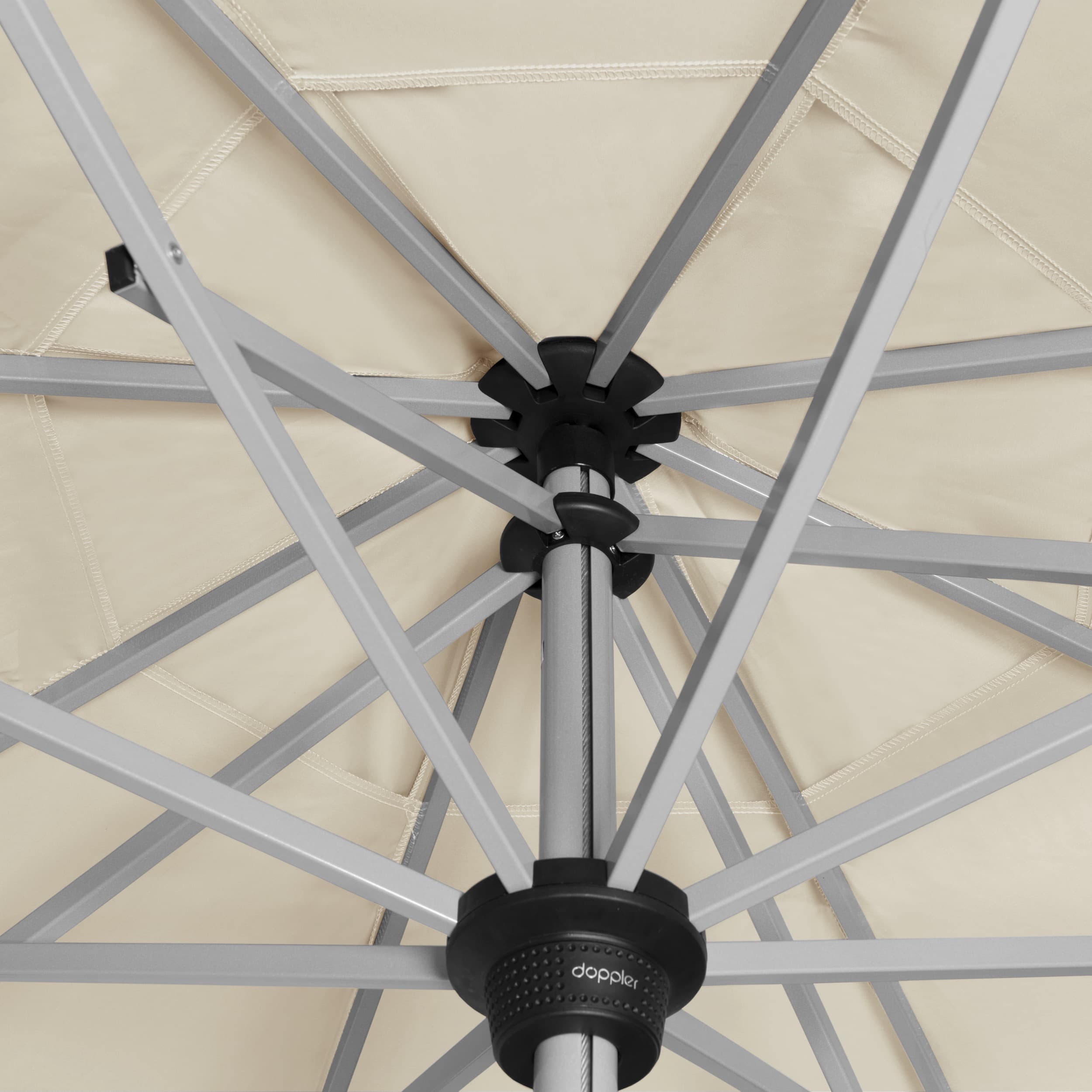 Doppler ACTIVE TELESKOP Sonnenschirm 340 cm mit Knickfunktion