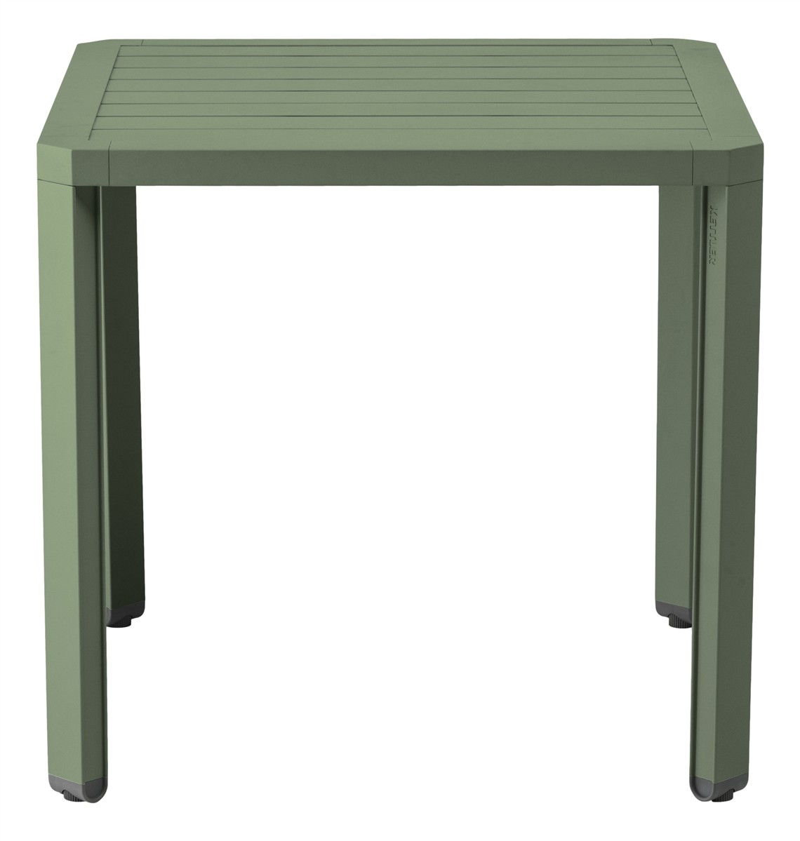 KETTLER Dining Tisch LATITUDE 78 x 78 cm Aluminium grün