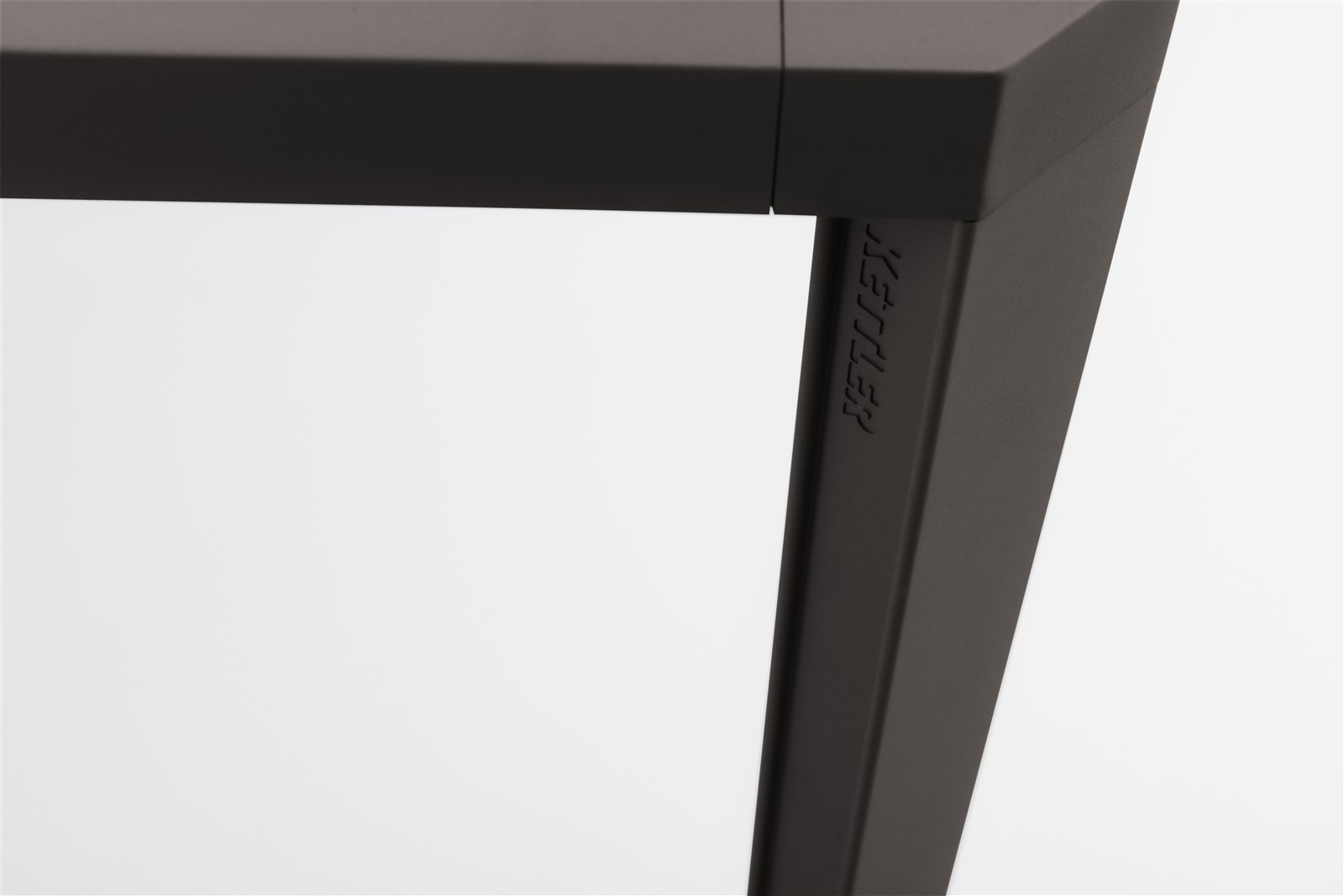 KETTLER Bartisch LATITUDE 70 x 70  Aluminium taupe