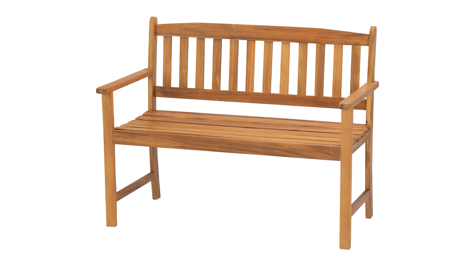 Acamp Woody Bank 2 Sitzer teakfarben 110 x 56 x 86 cm
