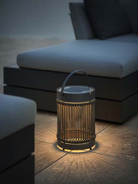 Solpuri STAR Solar Leuchte klein - Alu anthracite String Flex + Fernbedienung