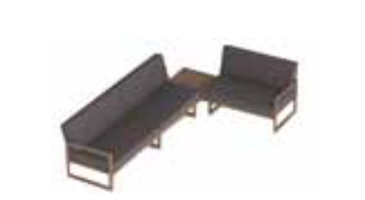 ARCO Cube Loungeelement Gruppe Large mit Ecktisch