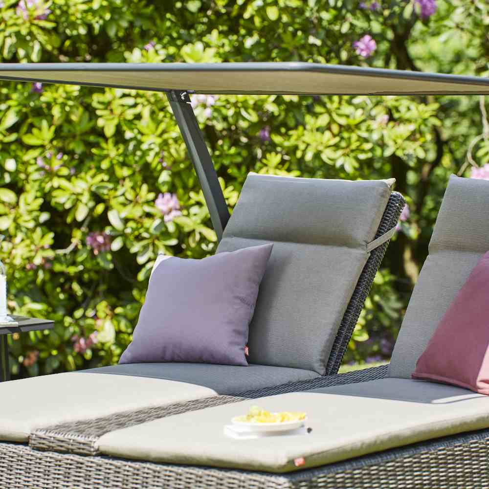 Siena Garden CORIDO Daybed Aluminium/Geflecht charcoal grey