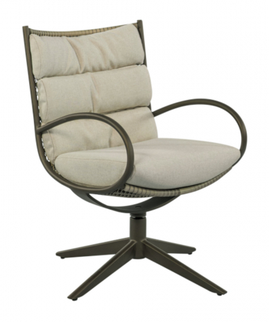 Apple Bee Camp Bay Dining Sessel mit Drehfuß Bronze
