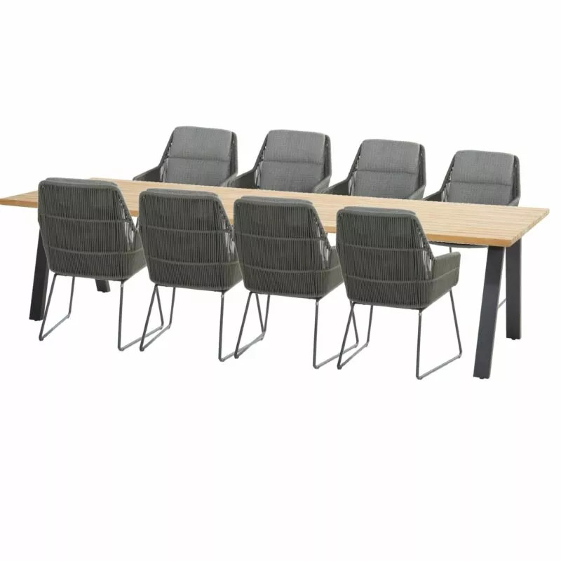 4 Seasons Tischset Valencia Tich Teak 240 x 100 cm