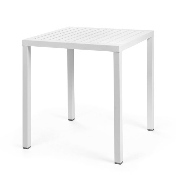 Nardi Tisch Cube 70 x 70 cm weiss