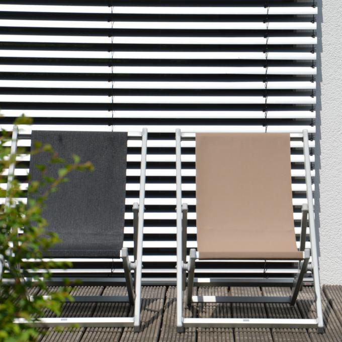 Jan Kurtz rimini deckchair Liegestuhl schwarz