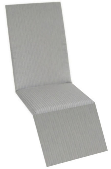 KETTtex KTH 2 mit Reißverschluss Auflage Basic-Relax 170x48x4 cm silbergrau