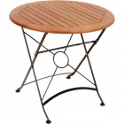Klapptisch WILLY rund D 80 cm Eukalyptus FSC®