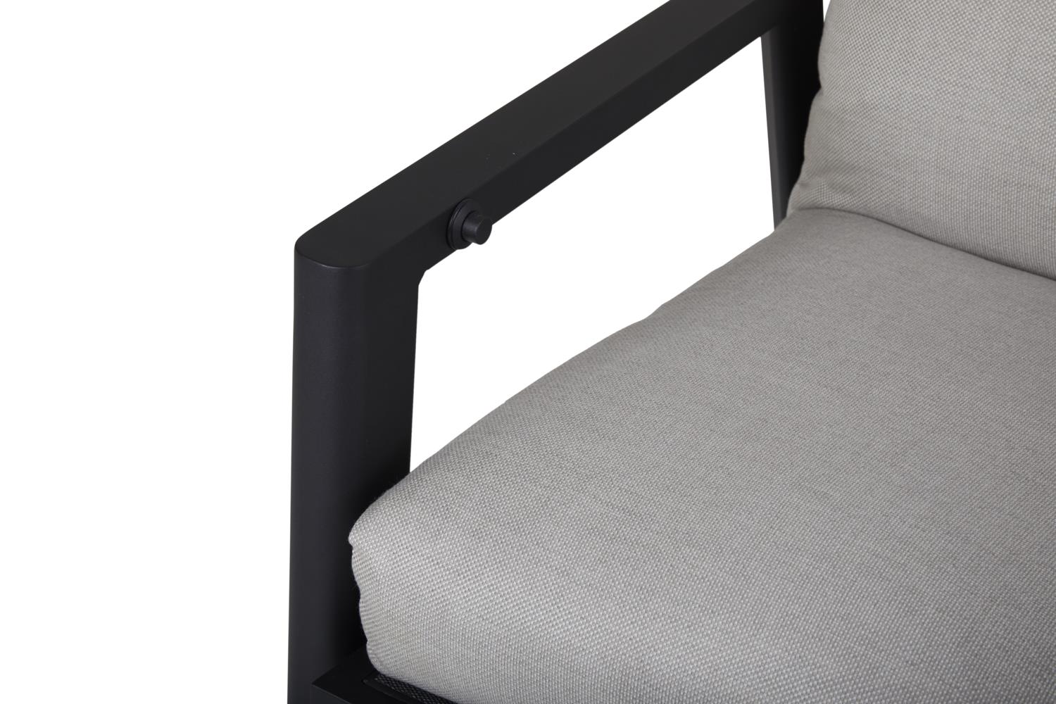 Brafab Positionssessel Slide Schwarz/Ash