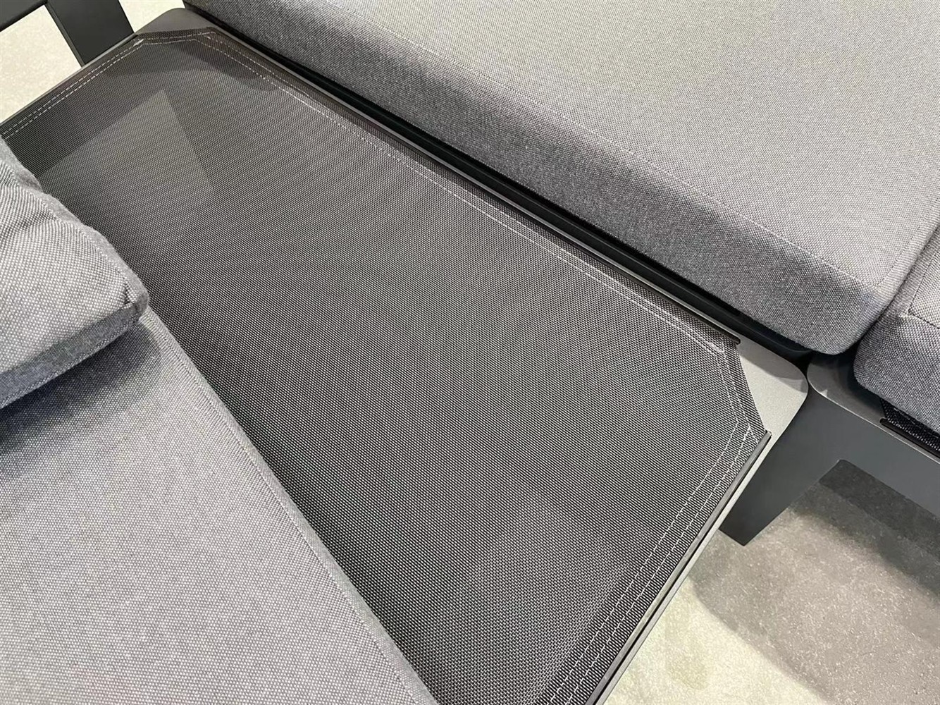 GARINO Lounge-Set Valencia Alu/Teak