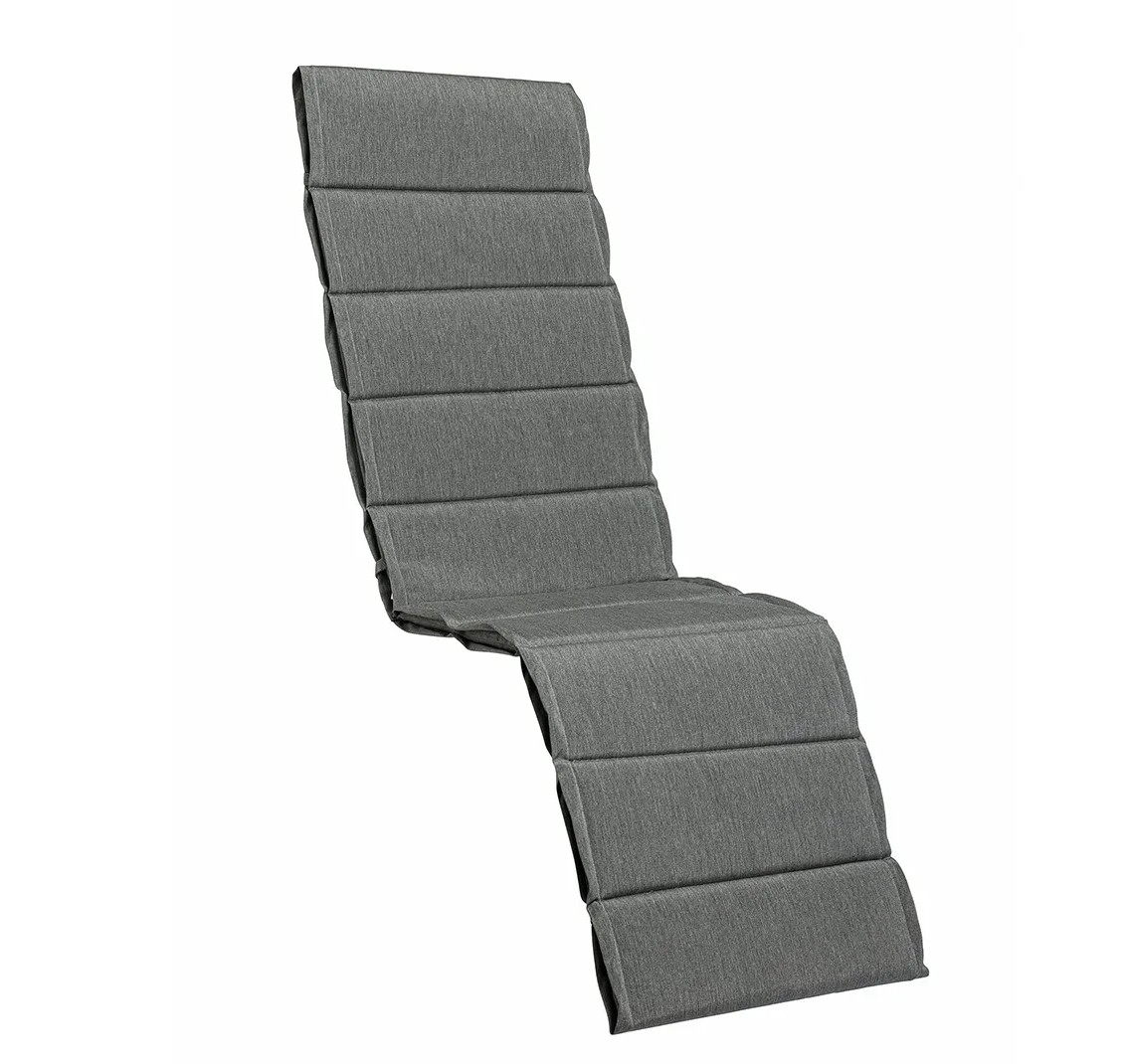 KETTLER SMELL Relaxauflage f. CIRRUS Relaxsessel Silver- Line XL 200 x 69 x 4 cm Dessin 8003 grau-meliert