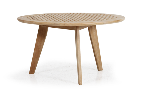 Brafab Kastos Kaffeetisch Beistelltisch D90 x H50cm Teak