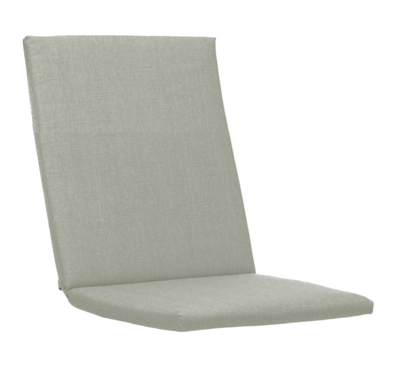 KETTtex KTH 2 mit Reißverschluss Auflage ML 109x50x4 cm silbergrau