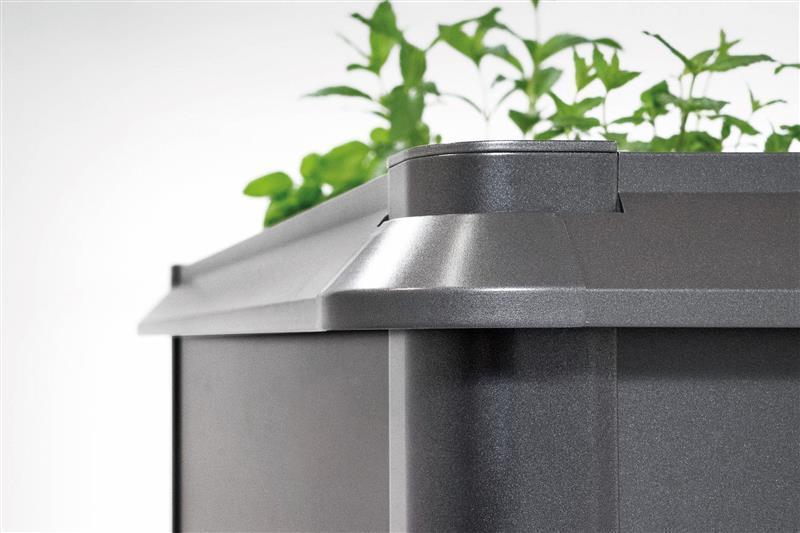 Biohort Schneckenschutz für HochBeet 2x0,5 dunkelgrau-metallic