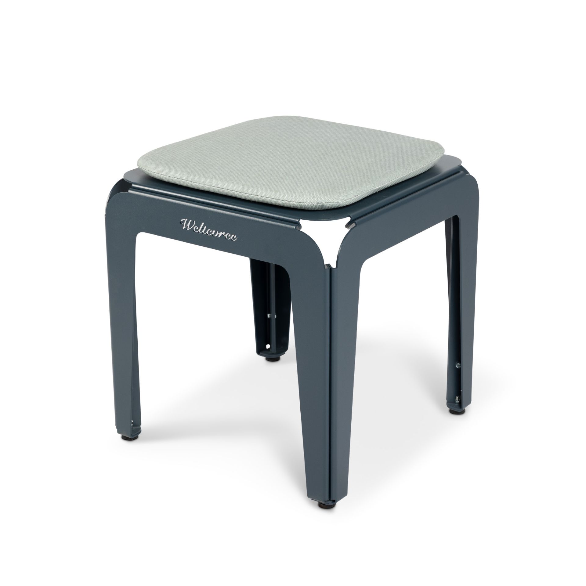 Weltevree Bended Hocker 45 Graublau
