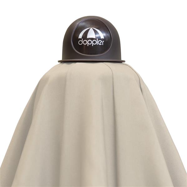 Doppler Sonnenschirm Alu Wood 300 x 200 cm natur