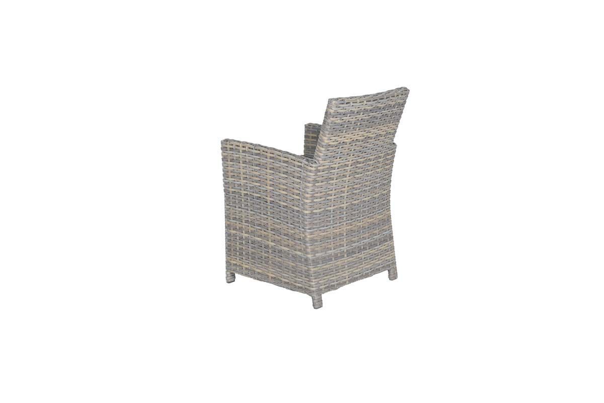 GARDEN Impressions Blue bird Dining Stuhlnatural rotan 2-half/reflex bl