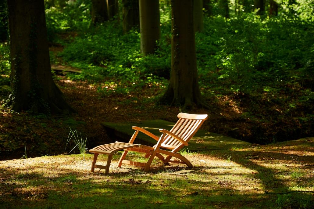 Traditional Teak Gartenliege Victoria Teakholz