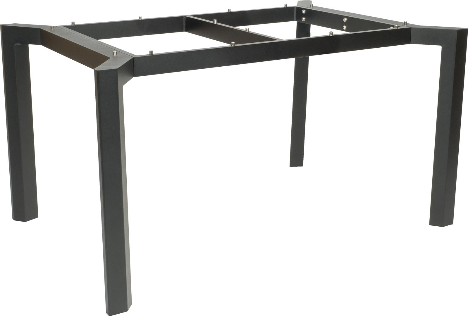 Stern Tischgestell 130x80 cm Penta Aluminium anthrazit