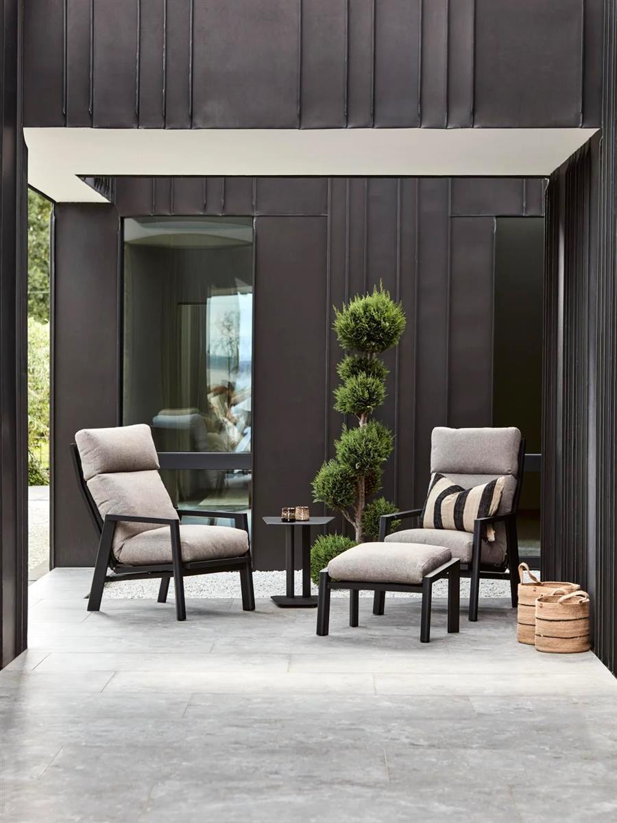 Brafab Positionssessel Slide Schwarz/Ash