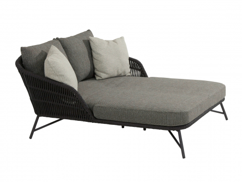 4Seasons Outdoor Marbella Doppel-Liege, inkl. 5 Kissen